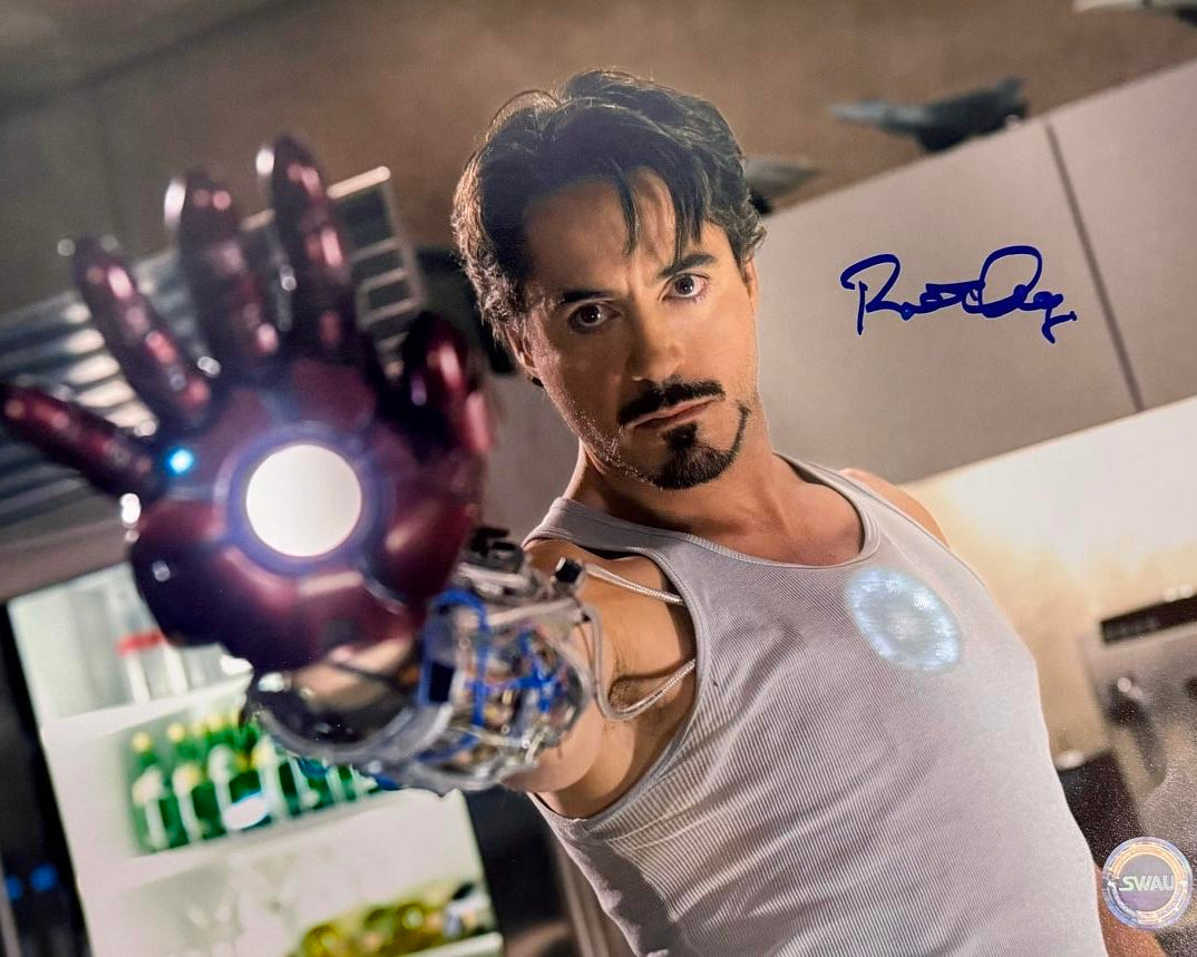 Robert Downey Jr. Signed 11x14 Photo (Iron Man) - SWAU